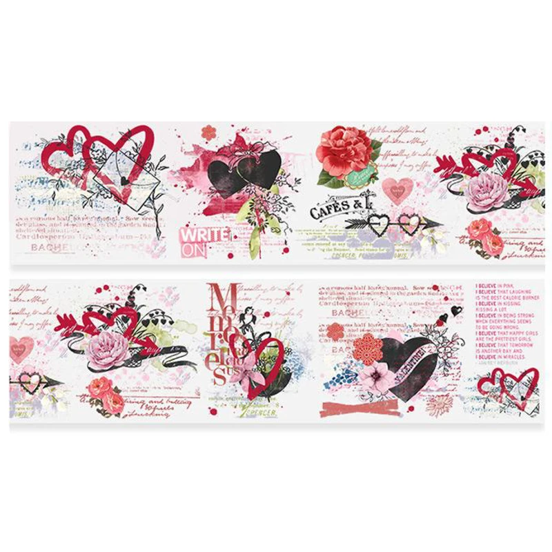 

Бумага Mr. Paper, 6 стилей, 200 см/рулон, цветная и смешанная стильная лента для домашних животных, коллаж ручной работы, альбом для скрапбукинга, дневник, декоративная наклейка