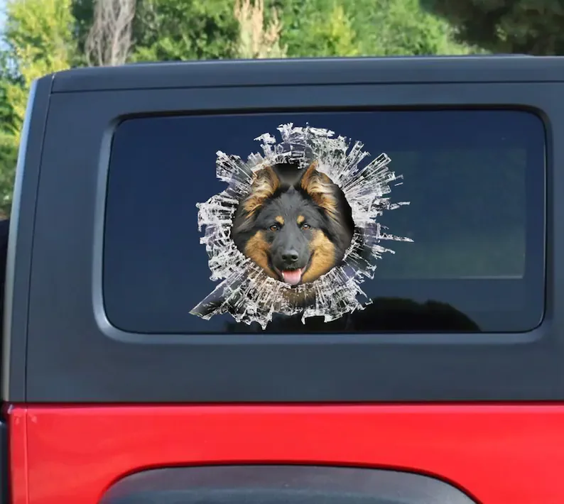 

Window decal, Chodsky pes car decal, Bohemian Shepherd car decal