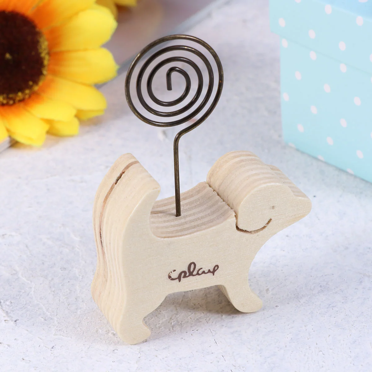 

1pc Practical Business Holder Message Stander Photo Paper Clip for Party