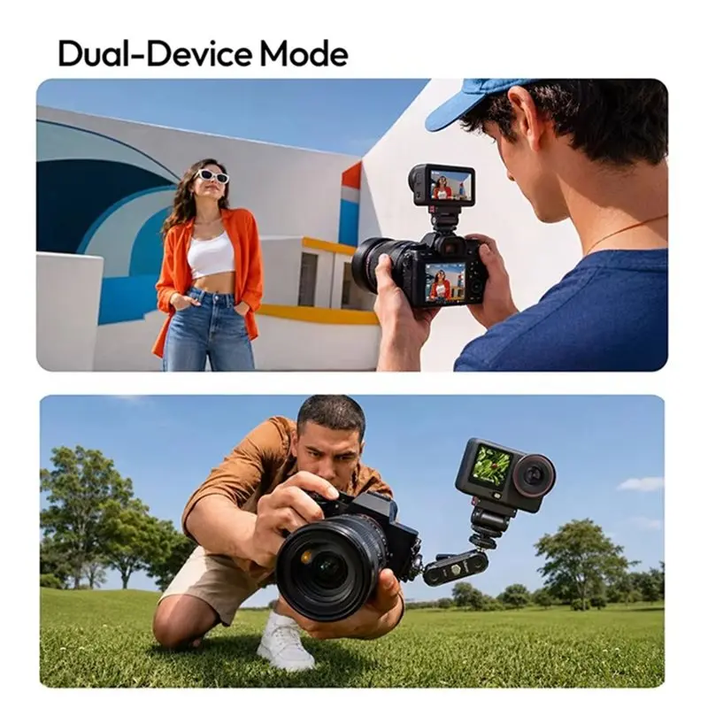 Фото Крепление OA27 Quick Release Cold Shoe с винтом 1/4 дюйма для DJI Action 6/Nano, магнитный адаптер для крепления на штатив 180° °   Регулировка наклона №3