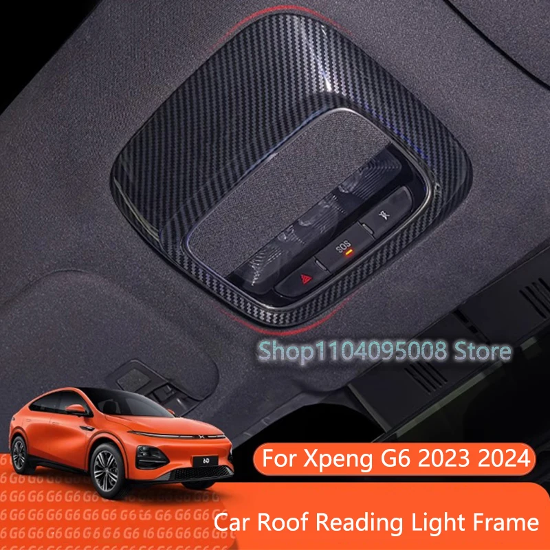 Передняя и задняя накладка на фары для чтения Xpeng G6 Xiao Peng 2023 2024 рамка из