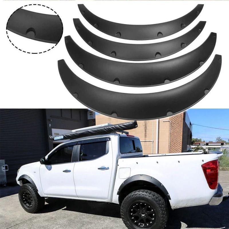 

4PCS Fender Flares Extra Wide Wheel Arches Body Kit For Nissan Navara Frontier
