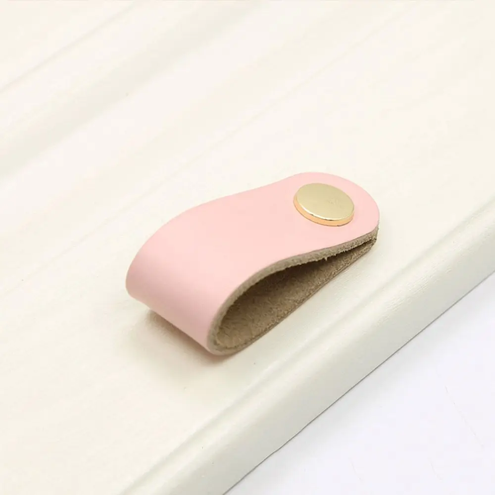 Скандинавская детская мебель, кухонный шкаф, фурнитура для шкафа, мягкие мебельные ручки, ручка ящика, дверные ручки, кожаная ручка