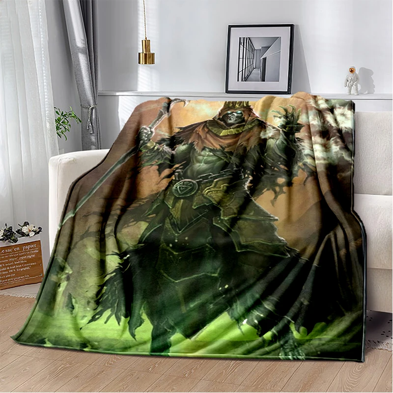 

Sofa Travel household blankets for beds, Diablo custom blanket Air travelblanket anime flannel blanket cartoon blanket