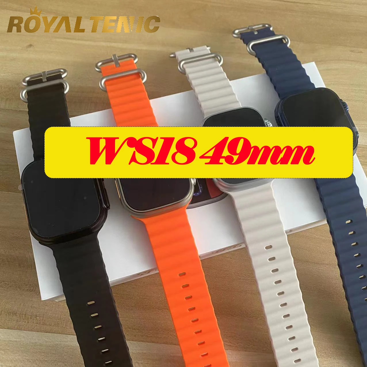 

New Arrival Ultra Series 8 SmartWatch Men 49mm 2.05" HD NFC IP68 Waterproof Sport Mode Fitness Wireless Charging Watch for Apple