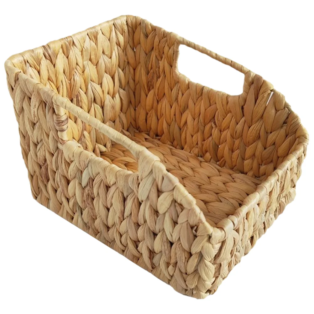 

Hyacinth Storage Basket Organizing Basket Handwoven Toilet Paper Basket Bedroom Organizer