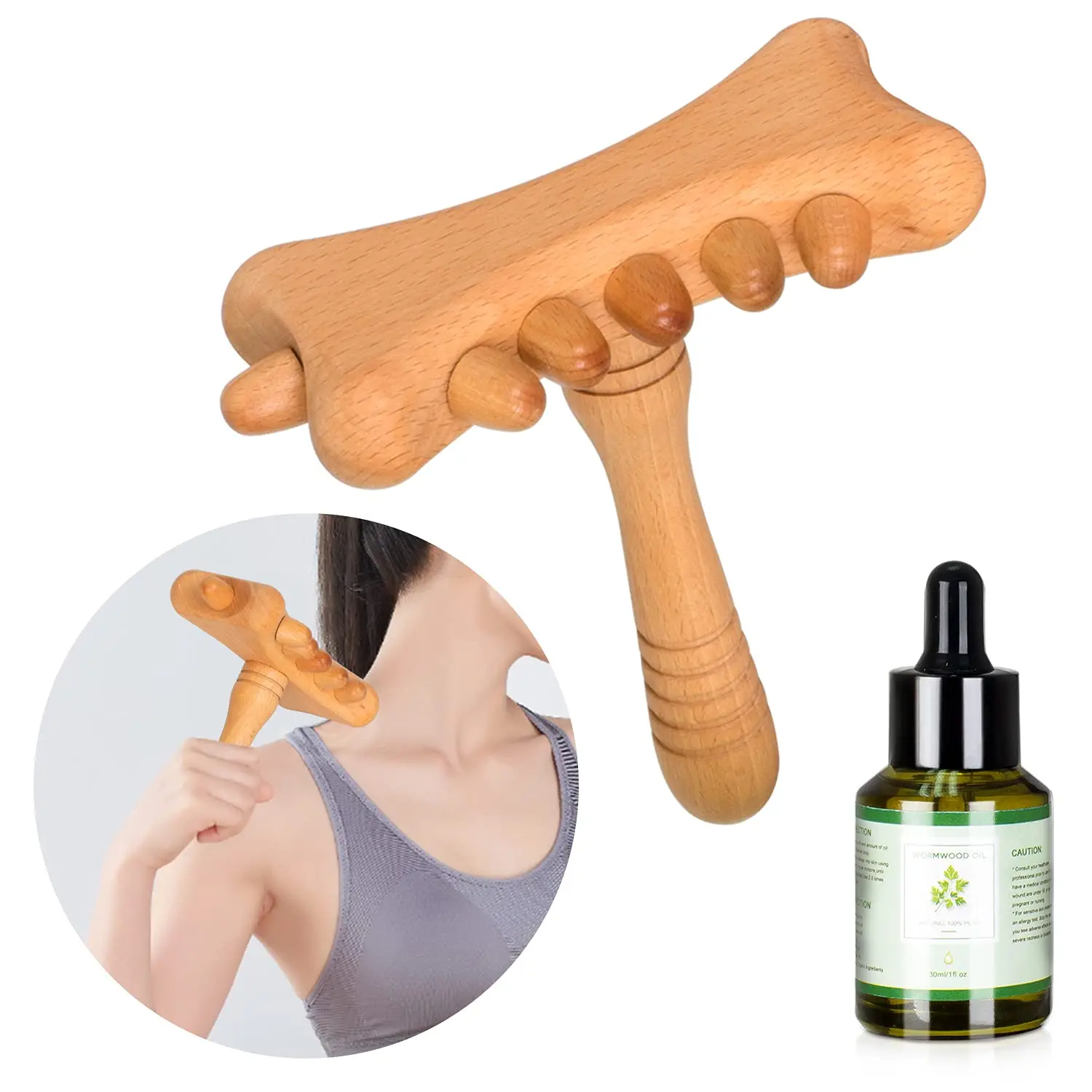 

Massage Tool Scraping Stick Lymph Drainage To Relieve Muscle Pain Body Shaping Anti Cellulite Trigger Point Protable Relax