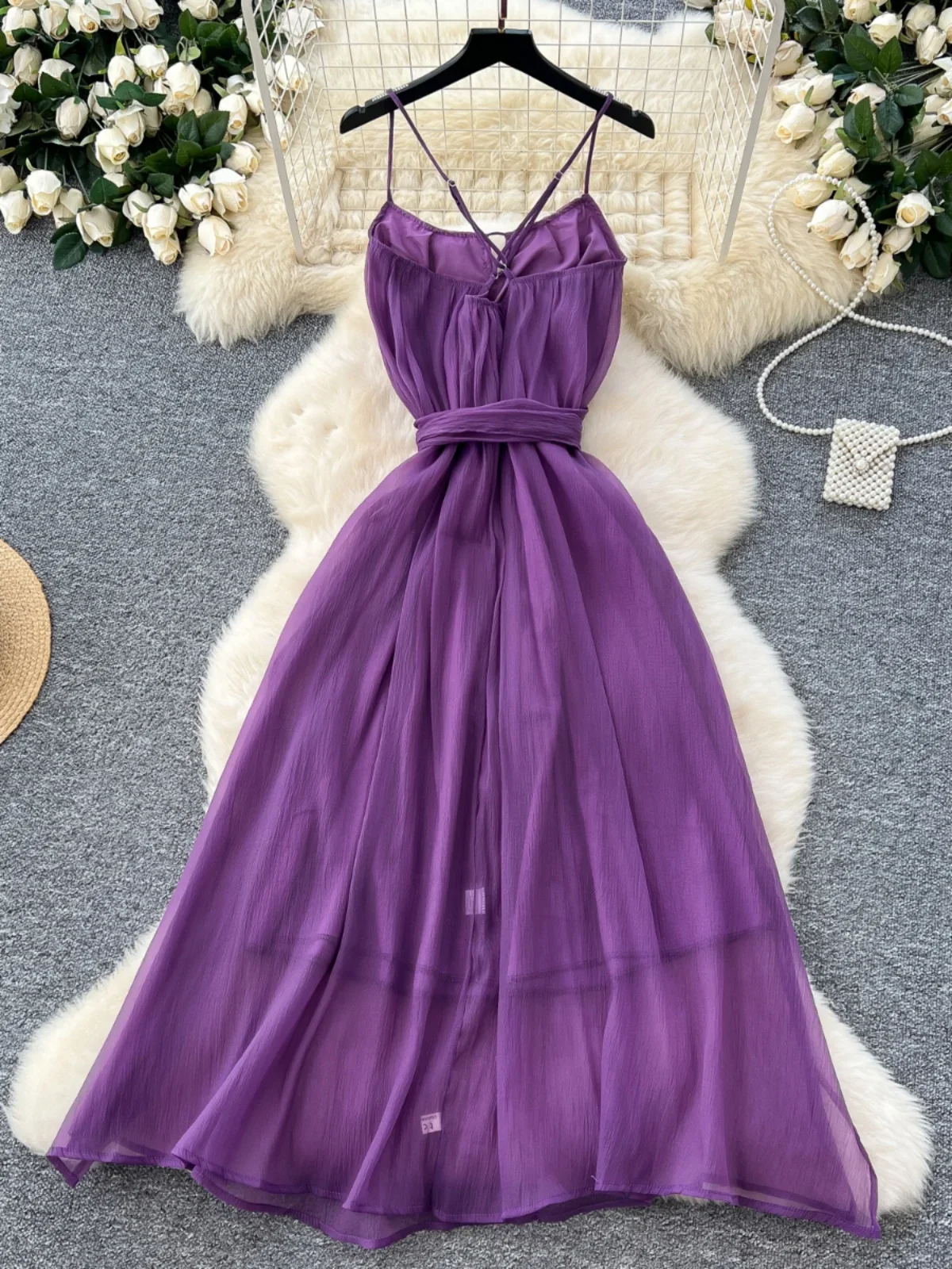 Фиолетовое платье феи Foamlina новинка 2025 высокое качество праздничное с