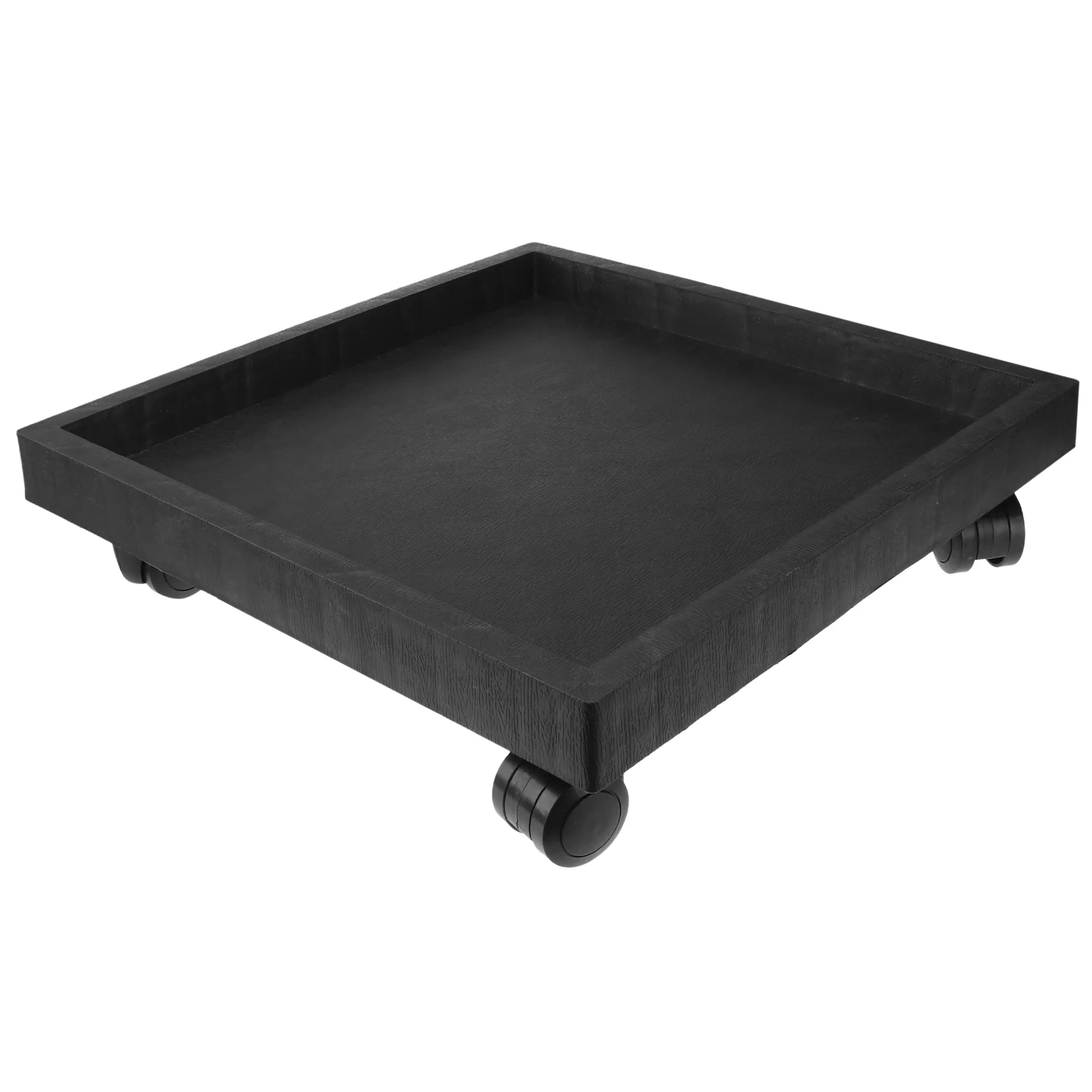 

Square Tray Plastic Roller Rolling Outdoor Flower Pots Moving Metal Planters Movable Flowerpot Stand