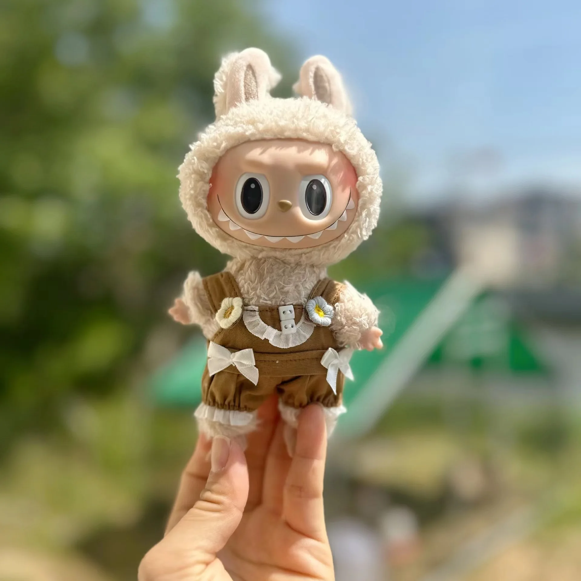 17 см Labubu Idol куклы одежда милая модная аксессуары Корея Kpop экзо толстовка плюшевая