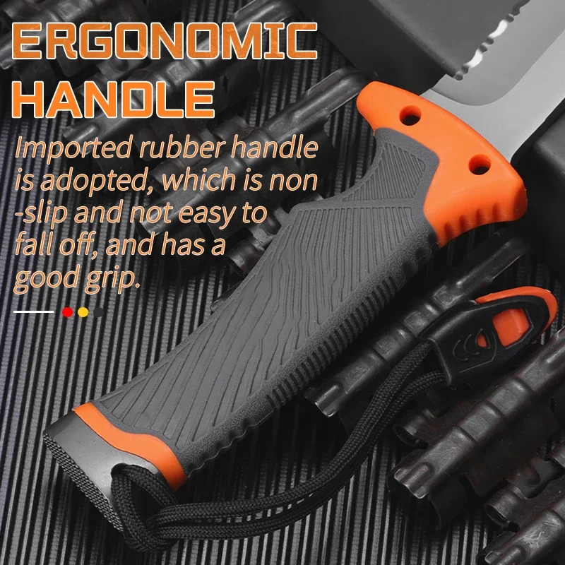 Стальной уличный нож 70cr13mov используемый для охоты пеших прогулок выживания в