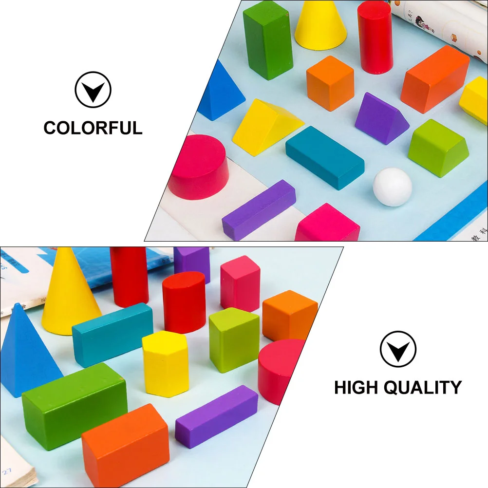 Строительные блоки с твердой геометрией набор учебных пособий по математике