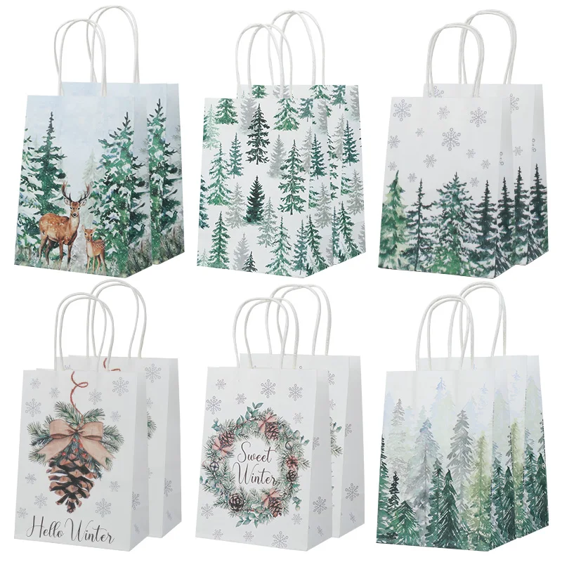 

Рождественские подарочные пакеты ZQNYCY 6/12/18 шт