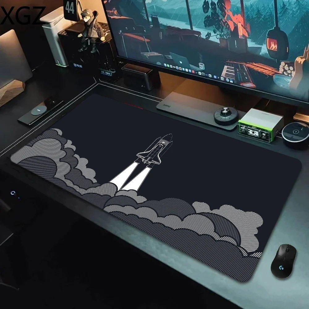 Hot selling space astronaut anime mouse pad large table suitable for men and women's office home use cleanable 90X40cm