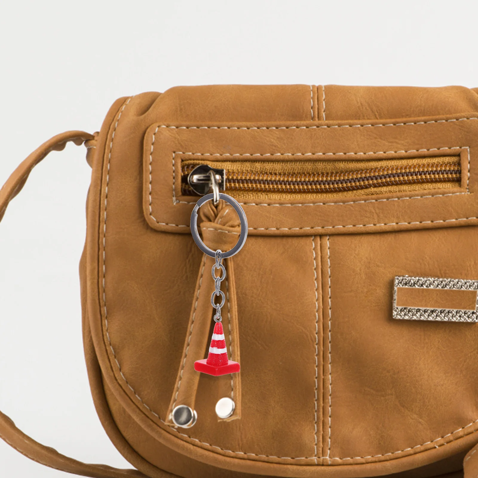 Мини-брелок с конусом полиции уникальные милые брелки для кошелька подвесной