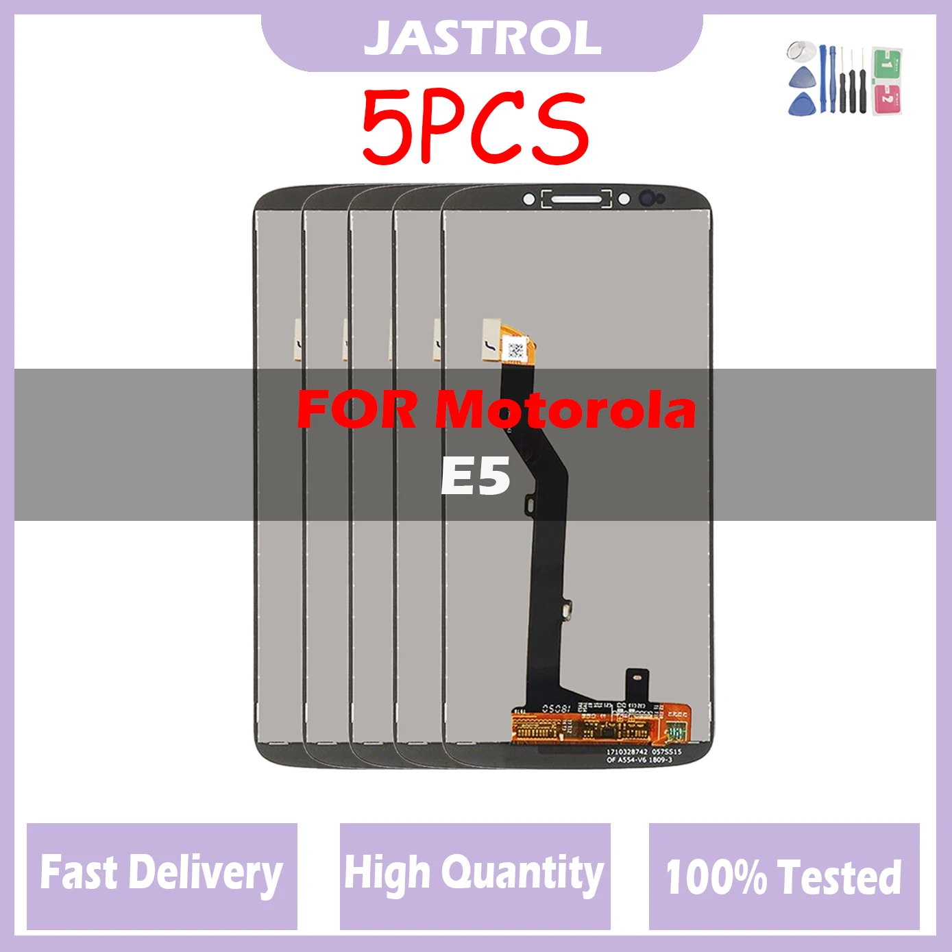 5 шт./партия, ЖК-дисплей для Motorola MOTO E5 XT1944, ЖК-дисплей с сенсорным экраном и дигитайзером в сборе, сменный ЖК-дисплей для Moto E5