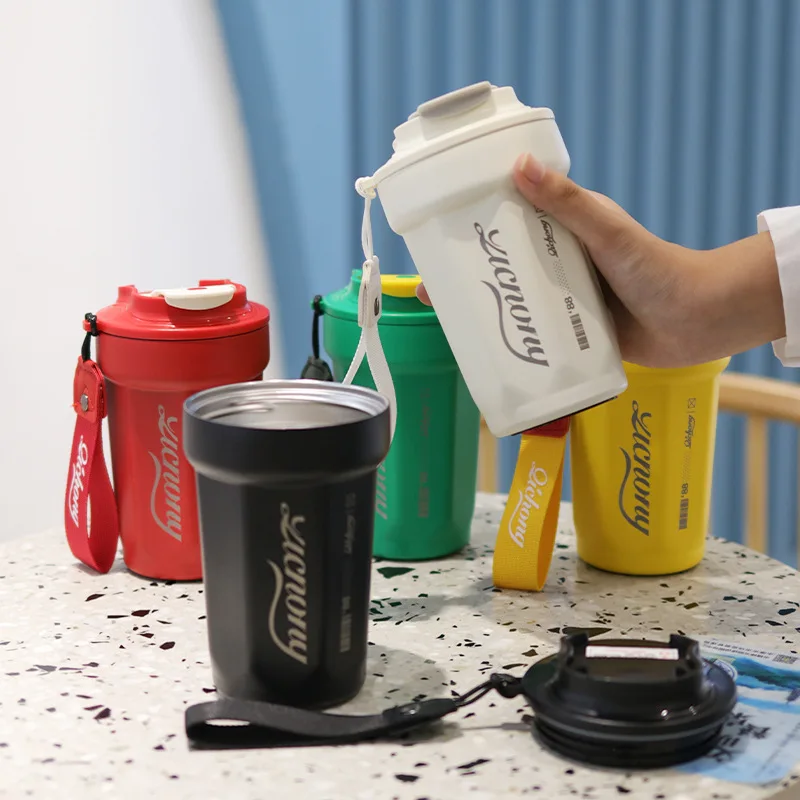 

Coffee Cup 316 Stainless Steel Vacuum Cup Outdoor Good-looking Male and Female Students Car Water Cup Gift Cup