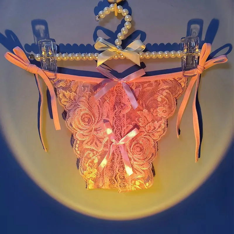 Сексуальные кружевные стринги с открытым вырезом порнографические сексуальные