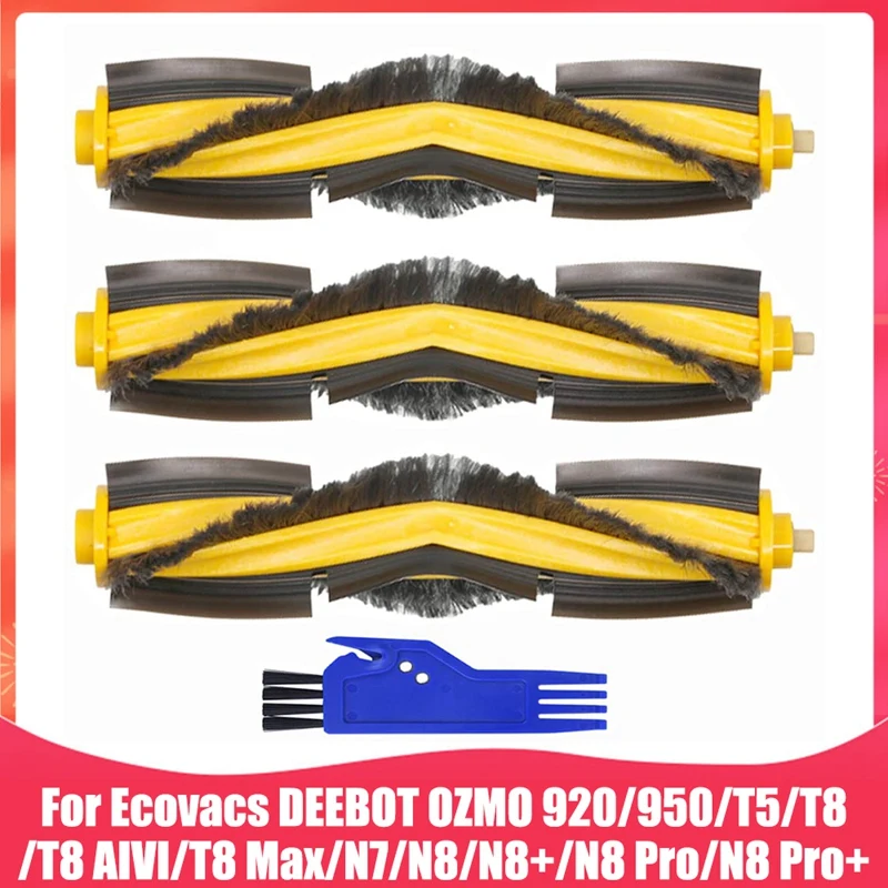 

HOT!Roller Main Brush Replacement Parts For Ecovacs DEEBOT OZMO 920/950/T5/T8/T8 AIVI/N7/N8/N8+/N8 Pro Robot Vacuum Cleaner