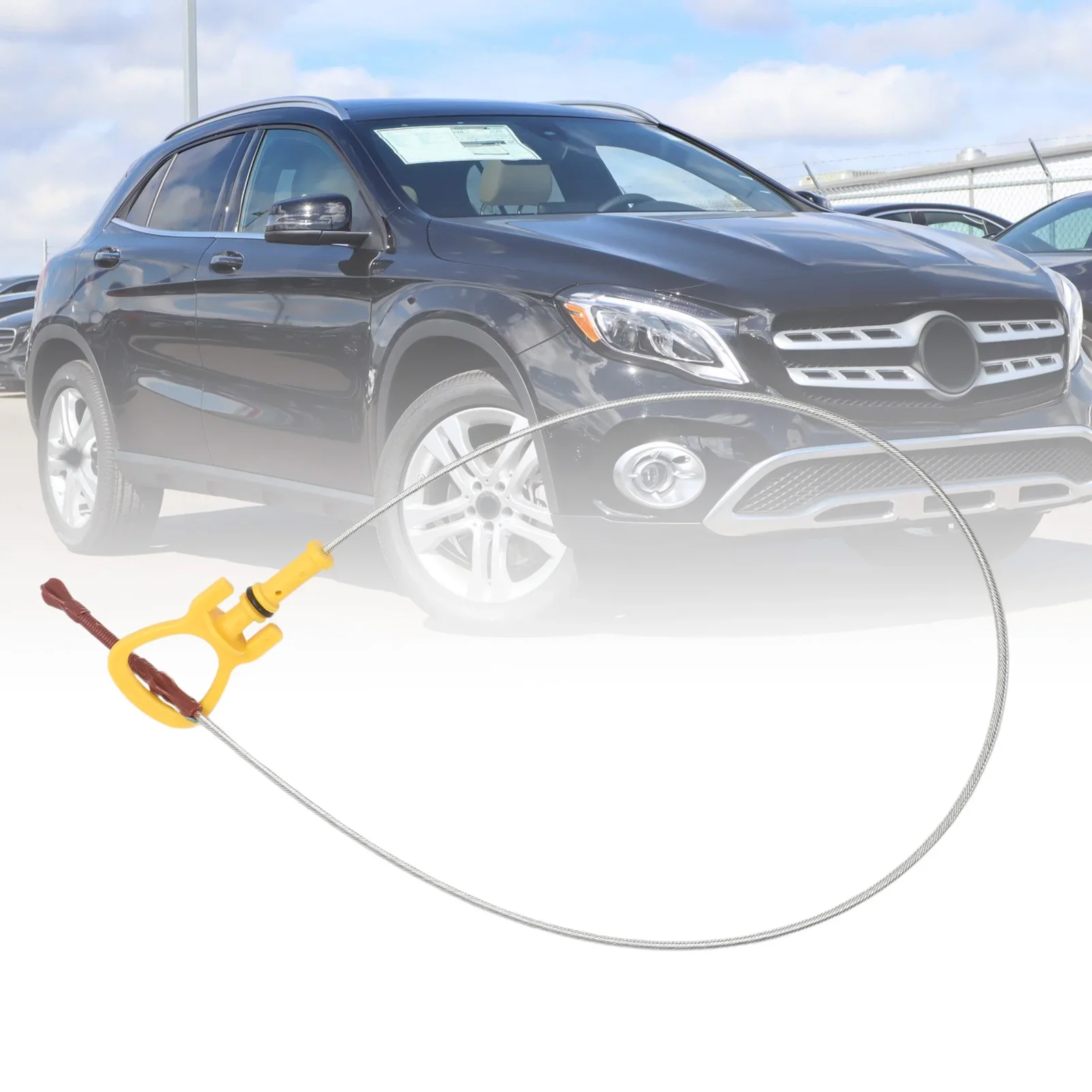 

2700104101 Щуп для измерения уровня моторного масла, совместимый с Mercedes-Benz GLA45 GLA250 CLA250 2014 2015 2016 2017 2018 2019 2020