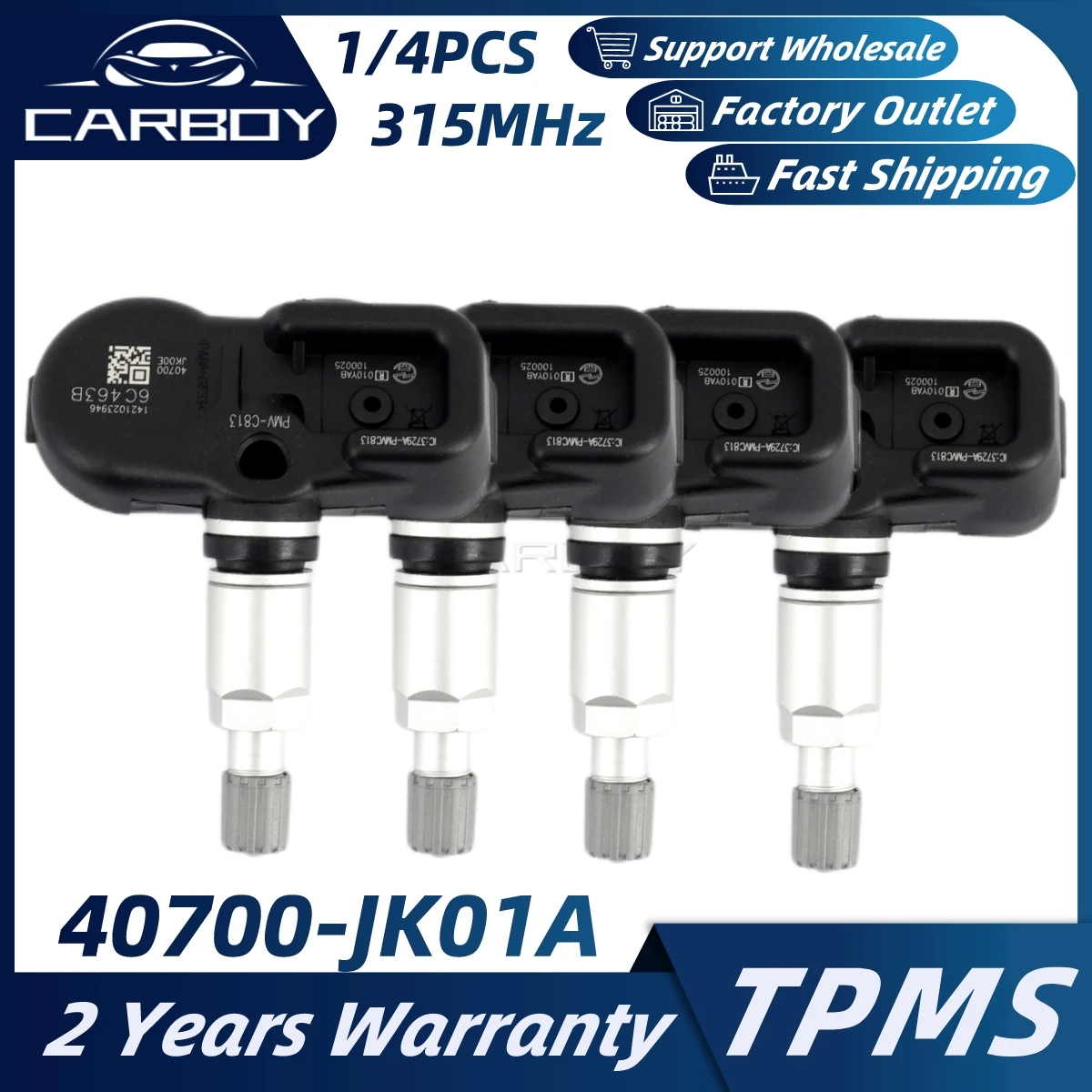 

40700-JK01A 40700-JK01B 40700-JK01C Датчик контроля давления в шинах TPMS для Nissan Rogue X-Trail Murano Infiniti EX35 G37 FX35 G35