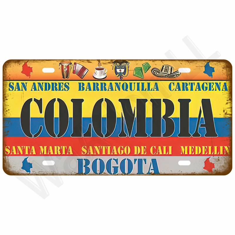 

Металлическая вывеска ретро