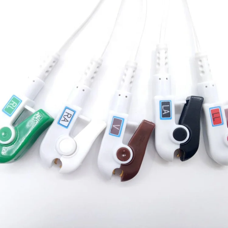 Совместимый одноразовый 5-проводной кабель для электрокардиограф Draeger