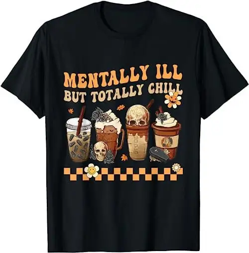 Футболка с мотивом фильма умственные болезненные но полностью охлаждающие ужасы