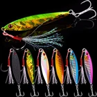 Металлические приманки в виде ложки, 14, 22 и 30 г, 7 шт.