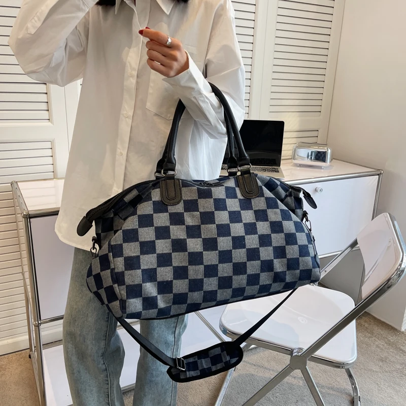 

Стильная дорожная сумка YILIAN из ткани Оксфорд, новинка 2022, вместительная сумка, Повседневная трендовая сумка на одно плечо, спортивный рюкза...