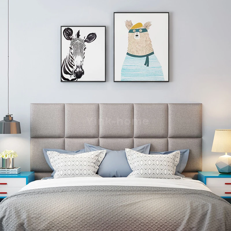 Трехмерное изголовье кровати самоклеящаяся мягкая сумка татами детская спальня