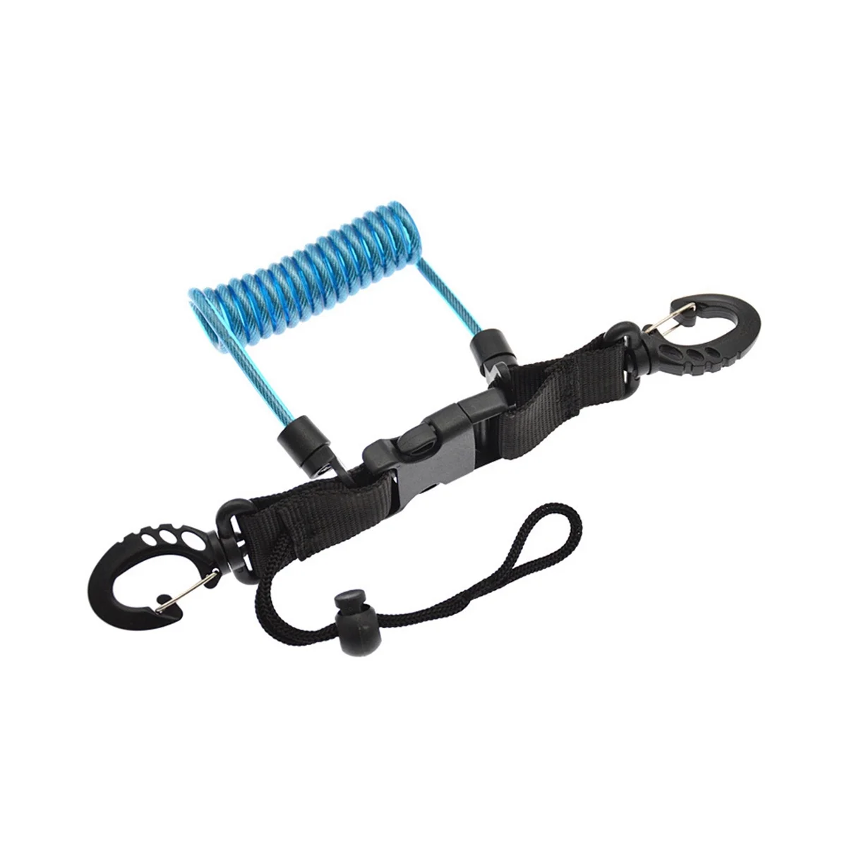 

Diving Spiral Rope Camera Cover Rope Anti Loss Spring Rope Camera Rope Underwater Coil Lanyard Camera Anti-Lost,Blue