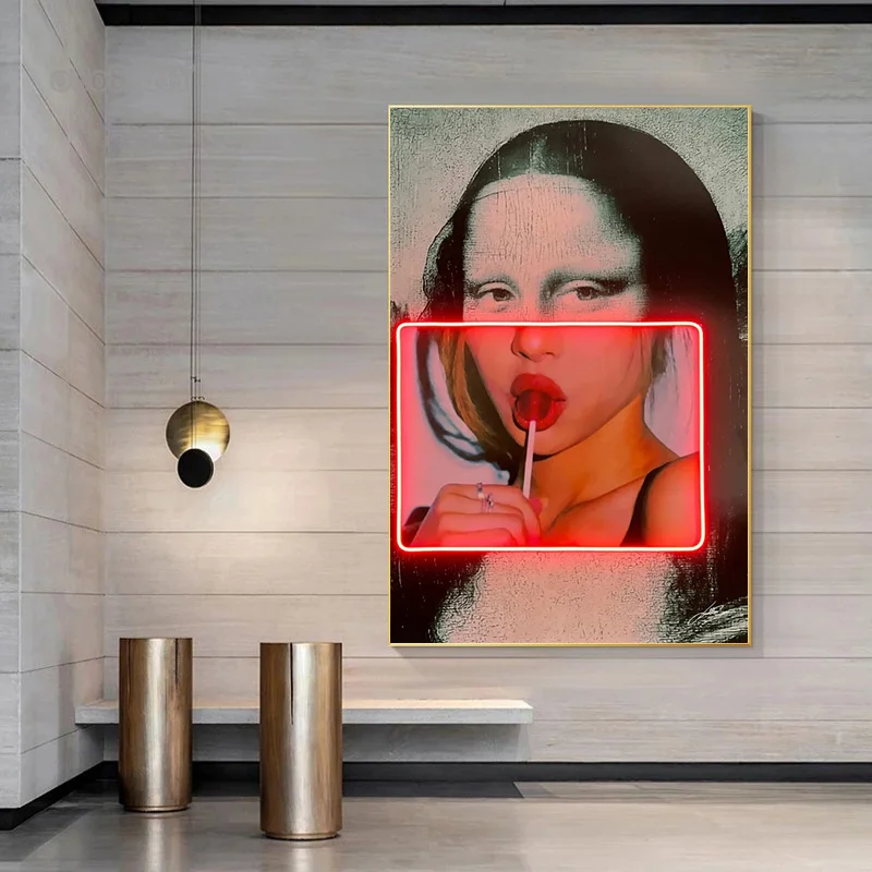 Картина на холсте с изображением Мона Лизы