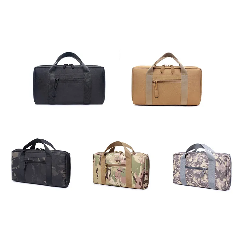 

Tactical Pistol Gun Bag Case for Glock 17 Beretta Universal Concealed Handgun Storage Bag Magazine Pouch Hunting Accessories