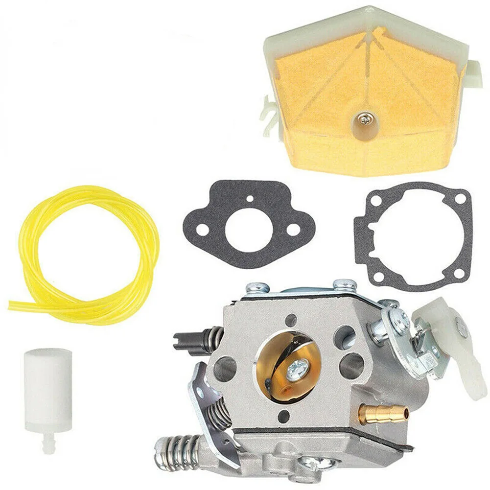 

Carburetor Kit For 50 51 55 61 254 257 261 262 Chainsaw WT-170 Air Filter 2Feet Fuel Line Spark Plug Gaskets