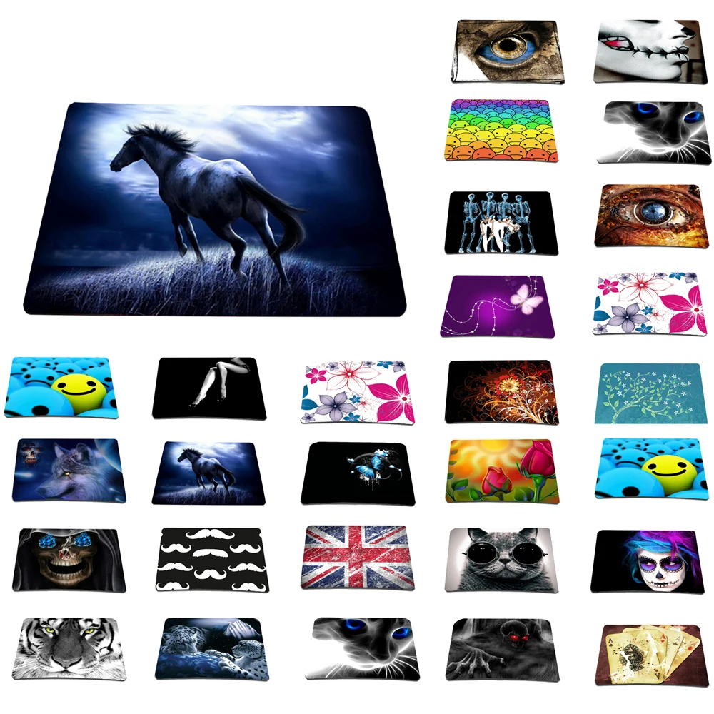 

18x22cm Small Mousepad Mouse Pad Rubber Computer Mat Desk Mat Gaming Laptops mouse pad DIY Pink Carpet Desk Play Cushion 2022