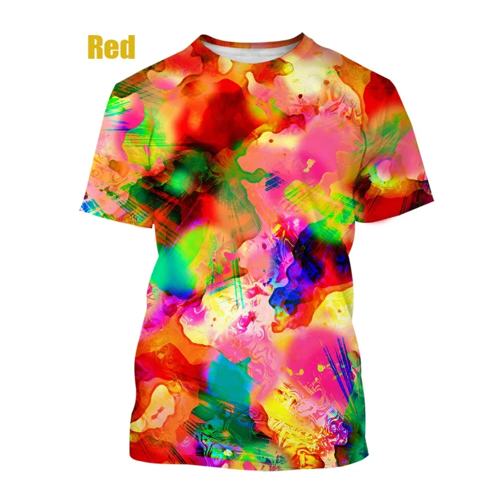 Майка из манги curta estilo Harajuku masculina отпечаток 3D divertida Trippy arte Buhodlica criativa casual 2025л.