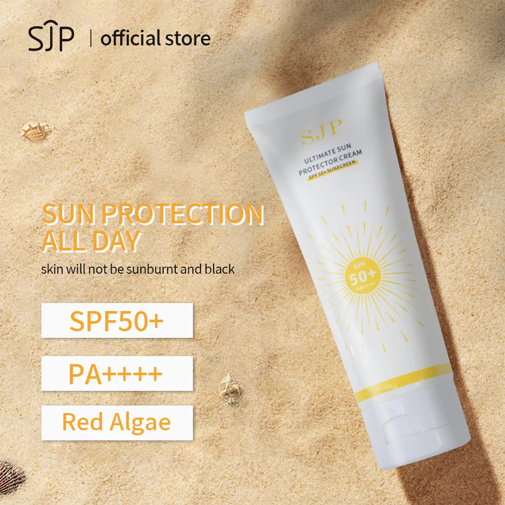 

SJP Ultimate Sun Protector Cream Spf 50+ PA++++ Sunscreen 50g For Face Black Skin Sunscreens With Free Shipping