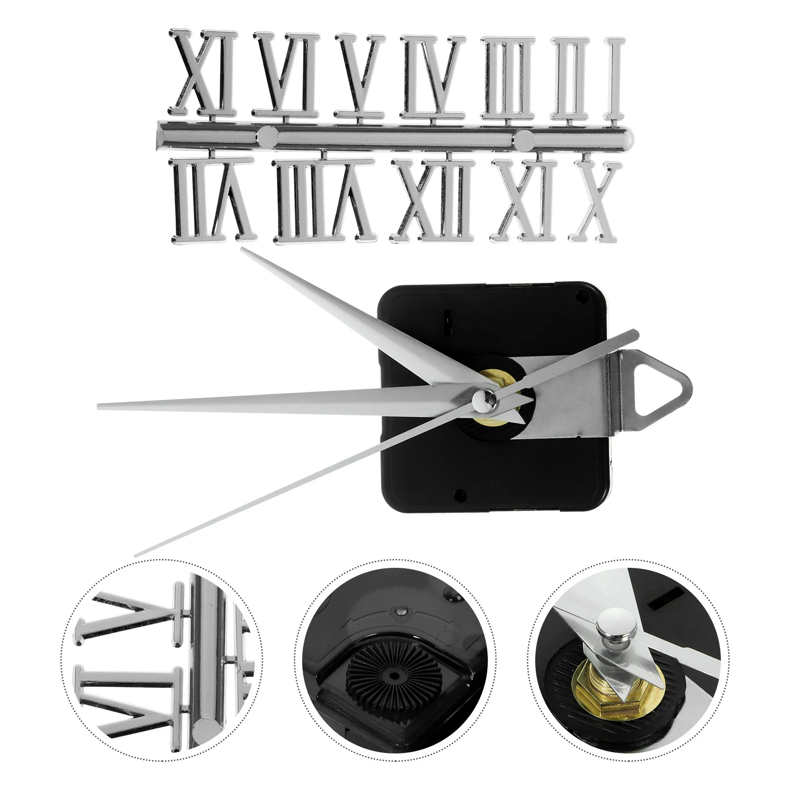 

Digital Wall Clock Movement Repair Parts Mute Mechanism Replacement Plastic Kit