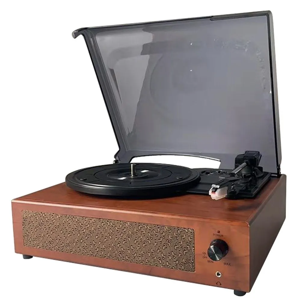 

Retro Record Player 33/45/78RPM Gramophone USB Turntable Disc Household Portable
