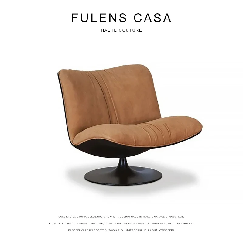 

Custom fulens light luxury creative sofa chair, post-modern Italian single chair, designer model room, lazy sofa