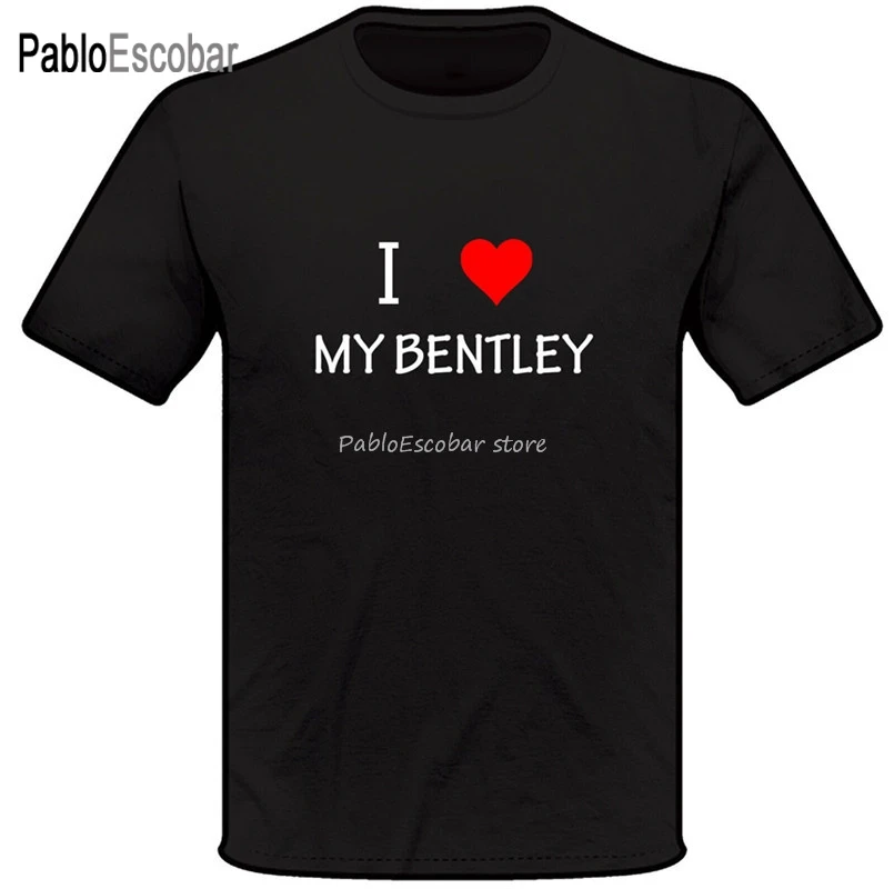 

Футболка мужская летняя в стиле «I Love Heart My Bentley»
