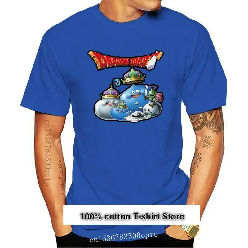 

Camiseta de Quest para hombres, camisa de Slime de manga corta de gran tamaño, informal, con estampado, 100 de algodón, nueva