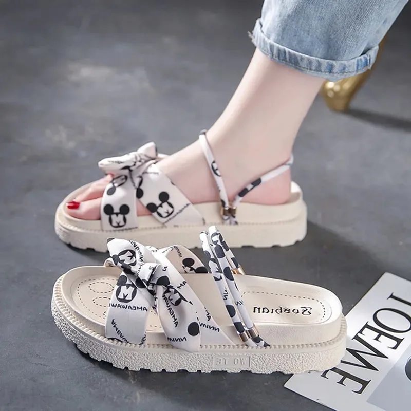 

Summer Women's Harajuku Sandals For Women Students Foral Punk Platform Beach Vintage Sandals Zapatillas Mujer New Chunk Shoes