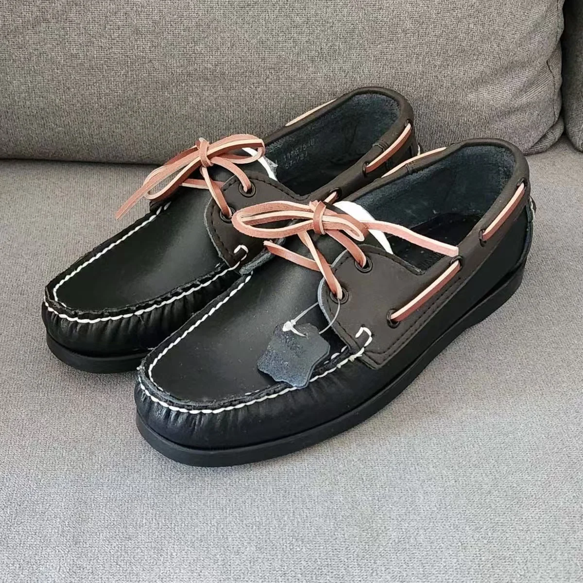 SEBAGO Мужская обувь Homme Authentic Docksides - Женские топсайдеры из натуральной кожи с Moc Toe на