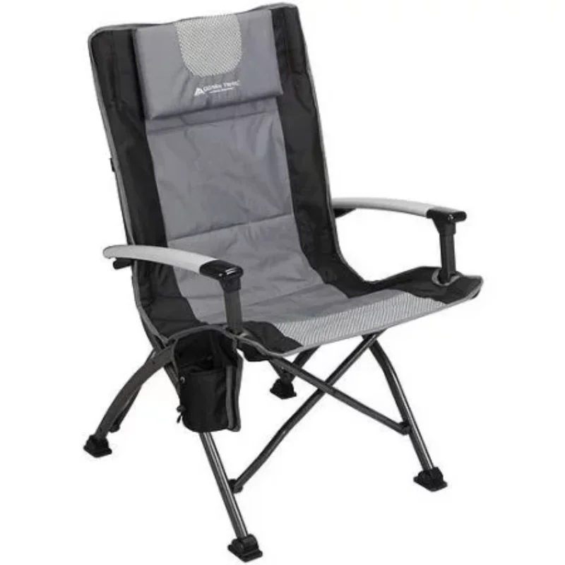 

Кресло Ozark Trail с высокой спинкой для кемпинга, черные пляжные кресла, уличный стул