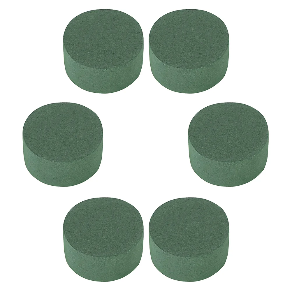 

6 Pcs Flower Mud Supplies Water Absorb Foam Block Floral Base Arrangement Wedding