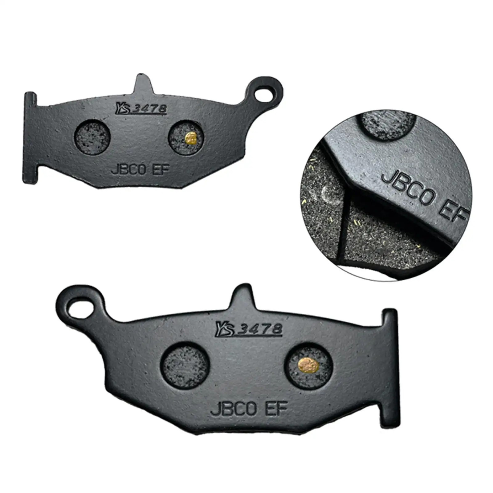 1 пара задних тормозных колодок мотоцикла простая установка износостойкие