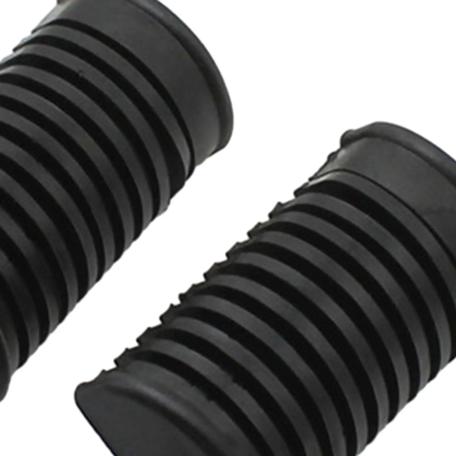 2x Motorcycle Rubber Footrest Coves Black Foot Peg Pedals for Jd100 110