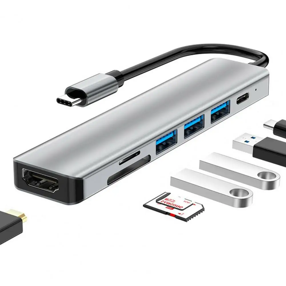 

USB-концентратор с поддержкой TF/SD-карт, 4K, 30 Гц